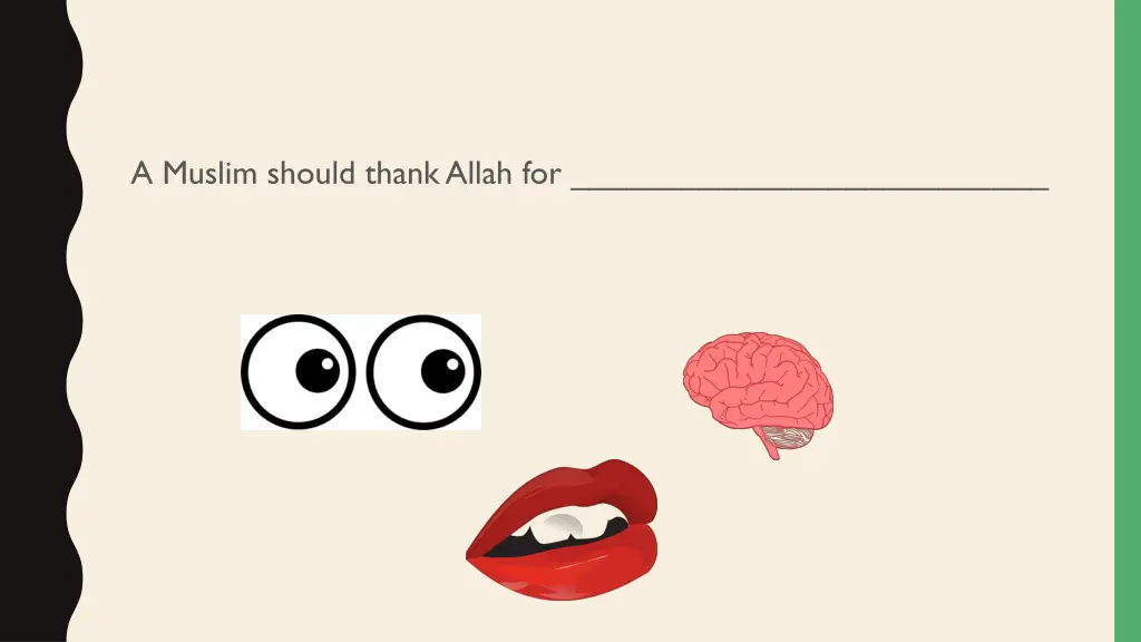 a muslim should thank allah for