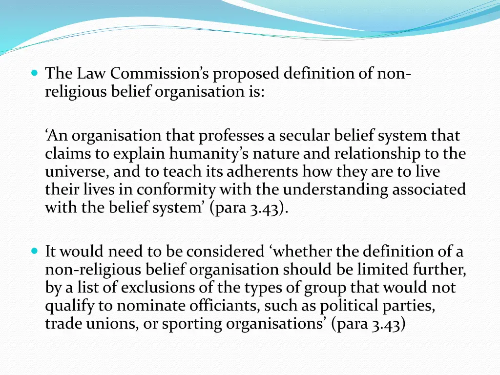 the law commission s proposed definition