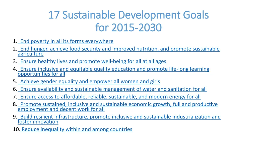 17 sustainable development goals 17 sustainable