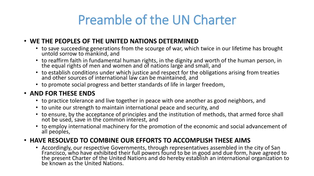 preamble of the un charter preamble