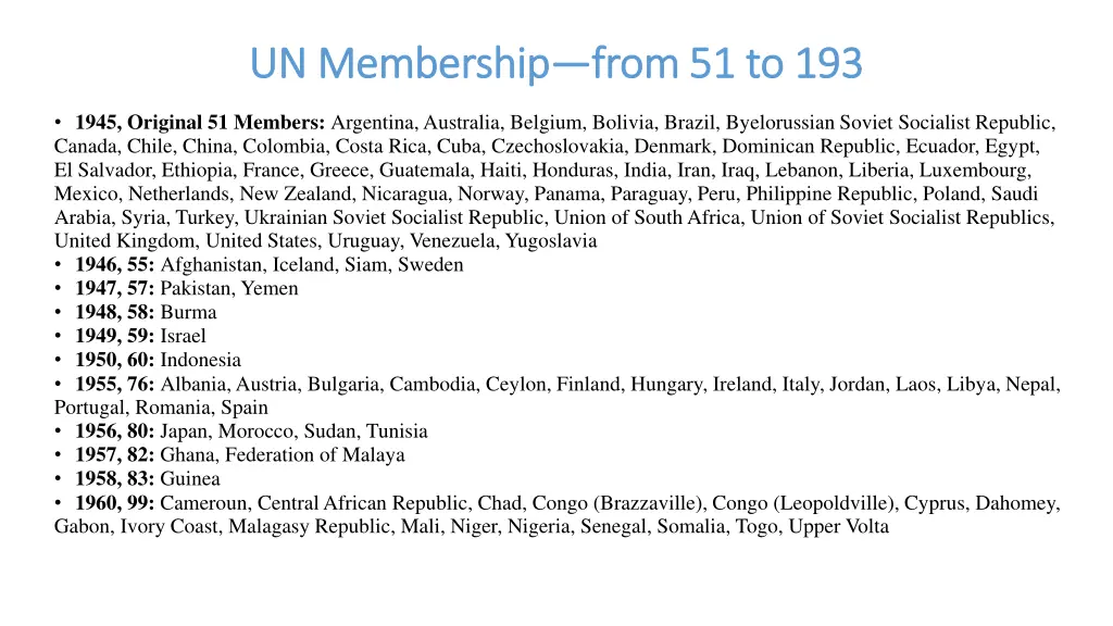 un membership un membership