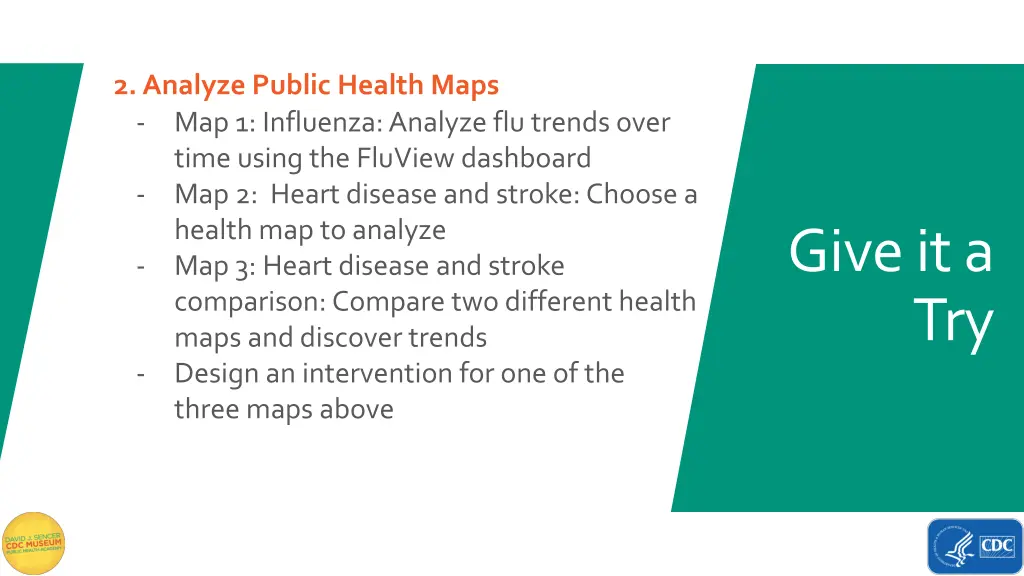 2 analyze public health maps map 1 influenza