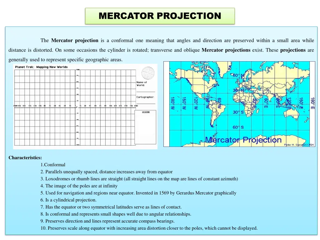 mercator projection