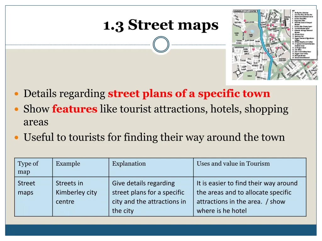 1 3 street maps