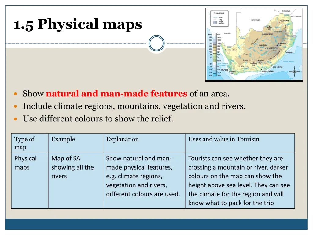 1 5 physical maps