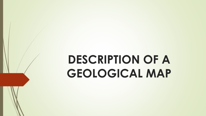 description of a geological map