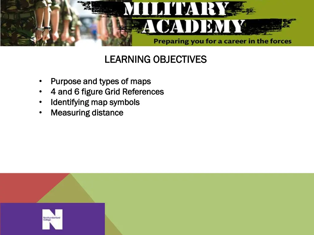 learning objectives learning objectives