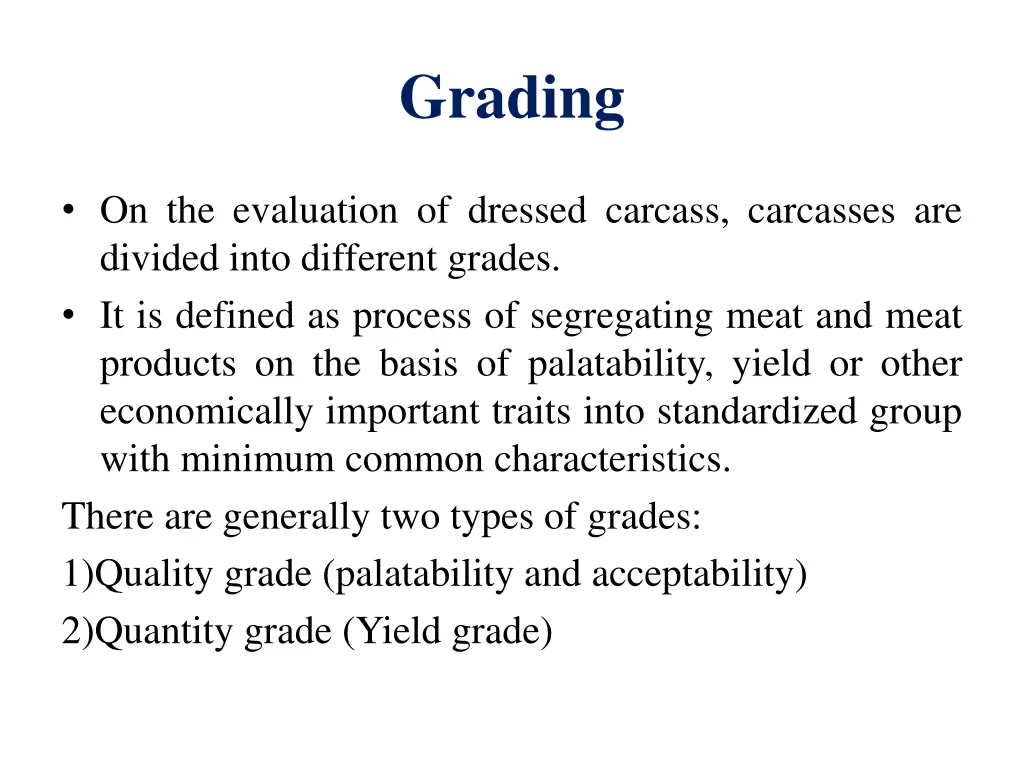 grading