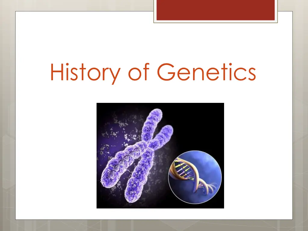 history of genetics