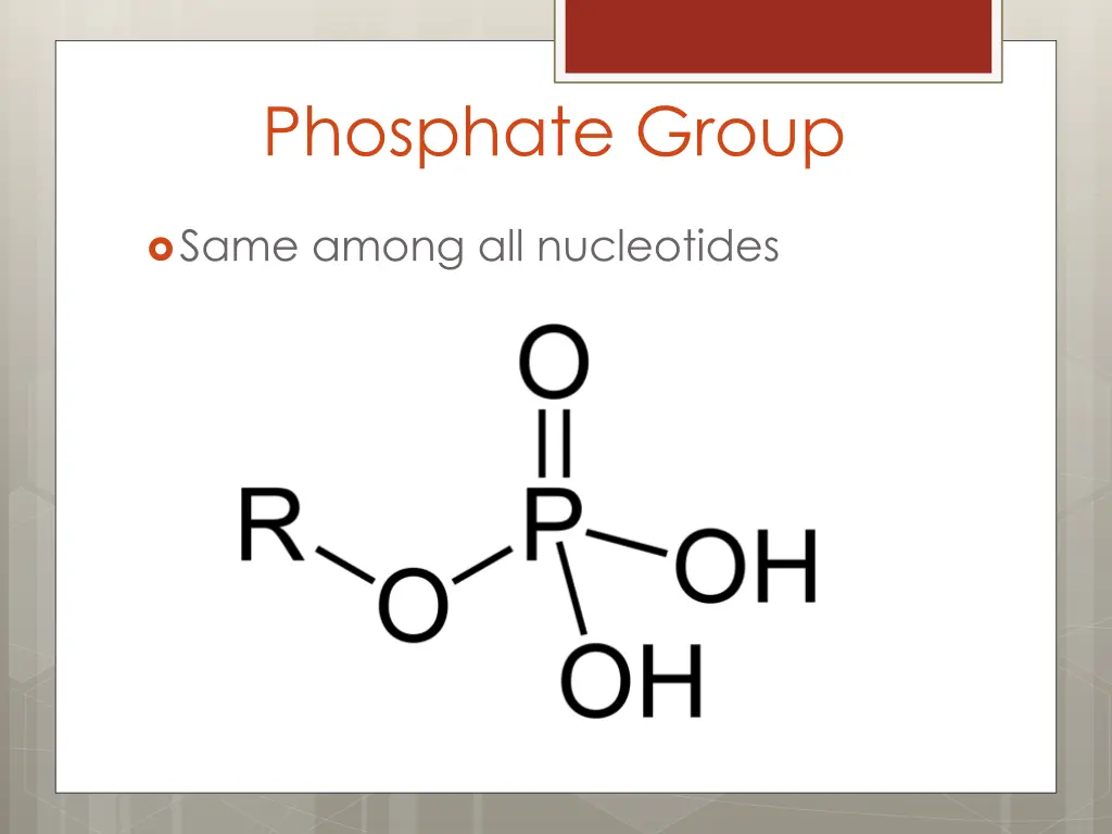 phosphate group