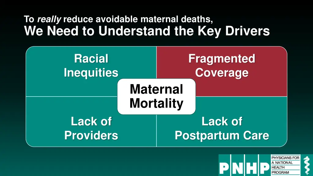 to really reduce avoidable maternal deaths 2