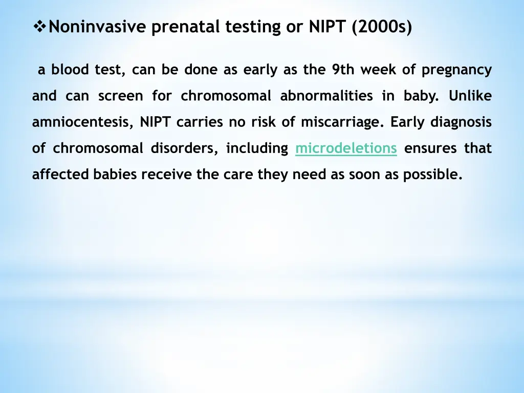 noninvasive prenatal testing or nipt 2000s