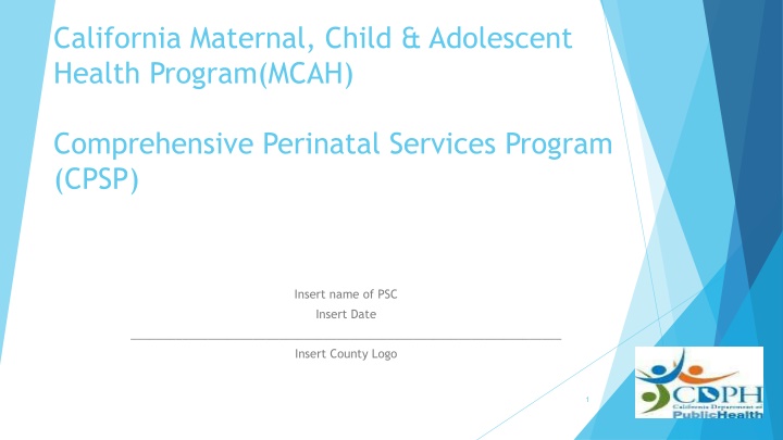 california maternal child adolescent health