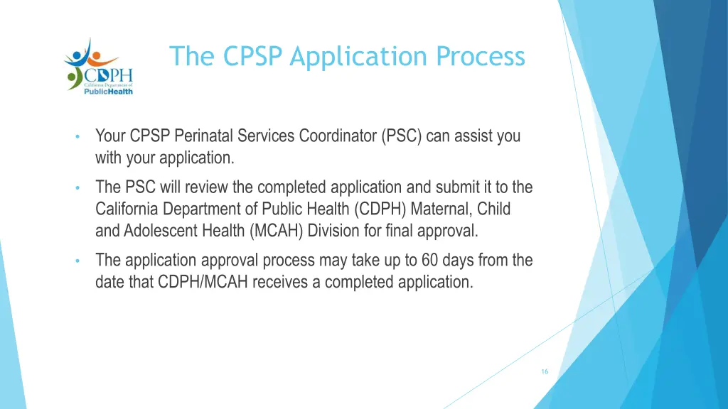 the cpsp application process