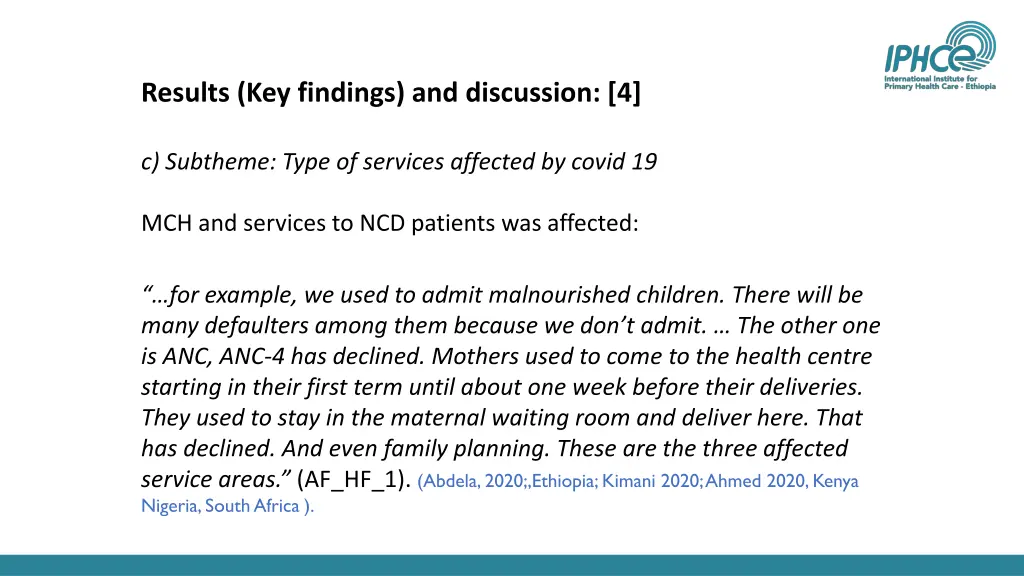 results key findings and discussion 4