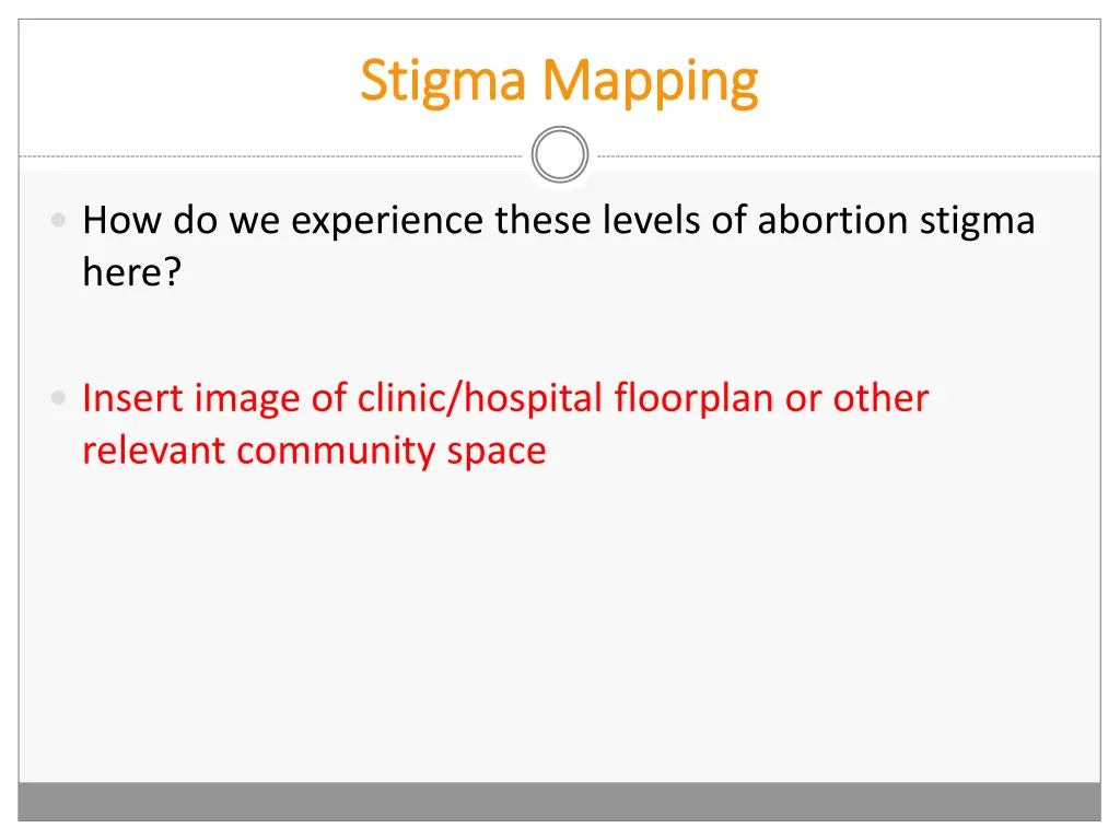 stigma mapping stigma mapping