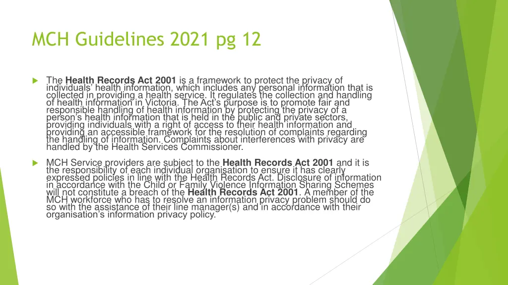 mch guidelines 2021 pg 12