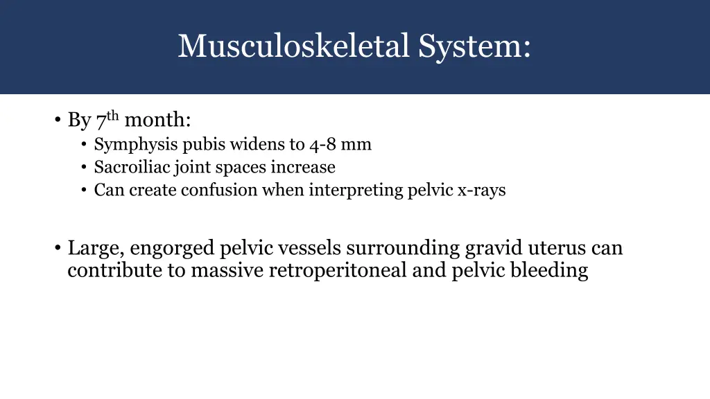 musculoskeletal system