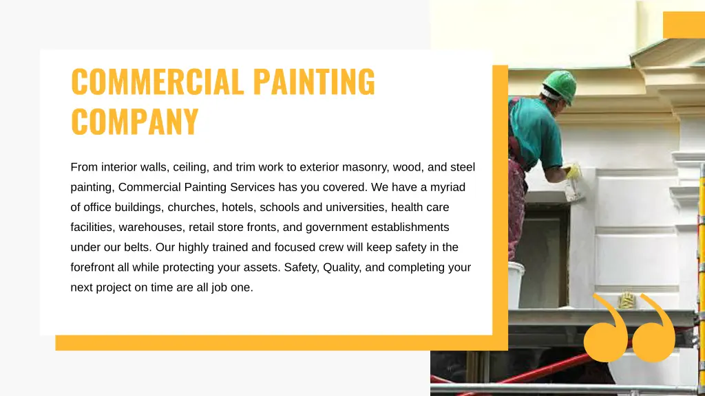 commercial painting company