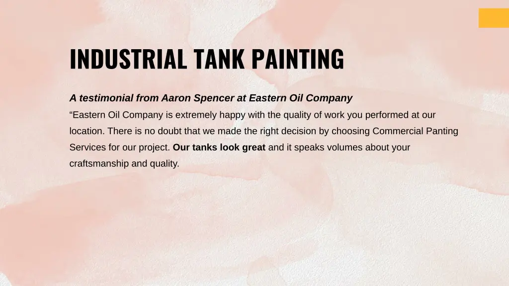 industrial tank painting