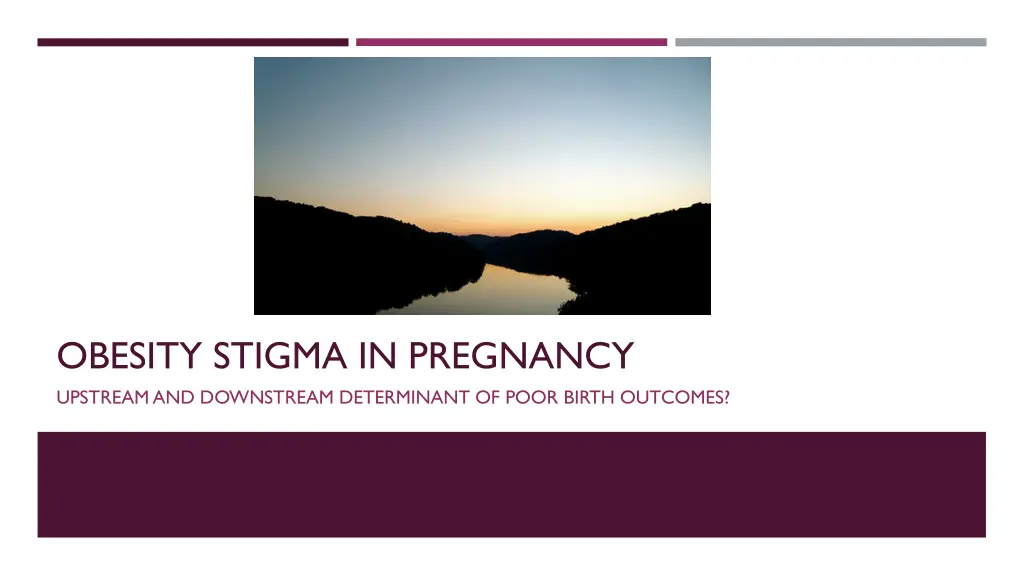 obesity stigma in pregnancy upstream