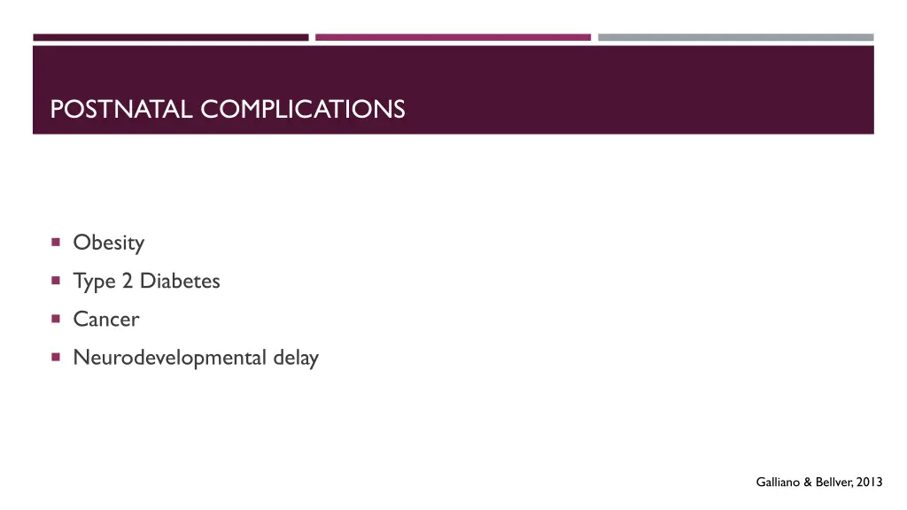 postnatal complications