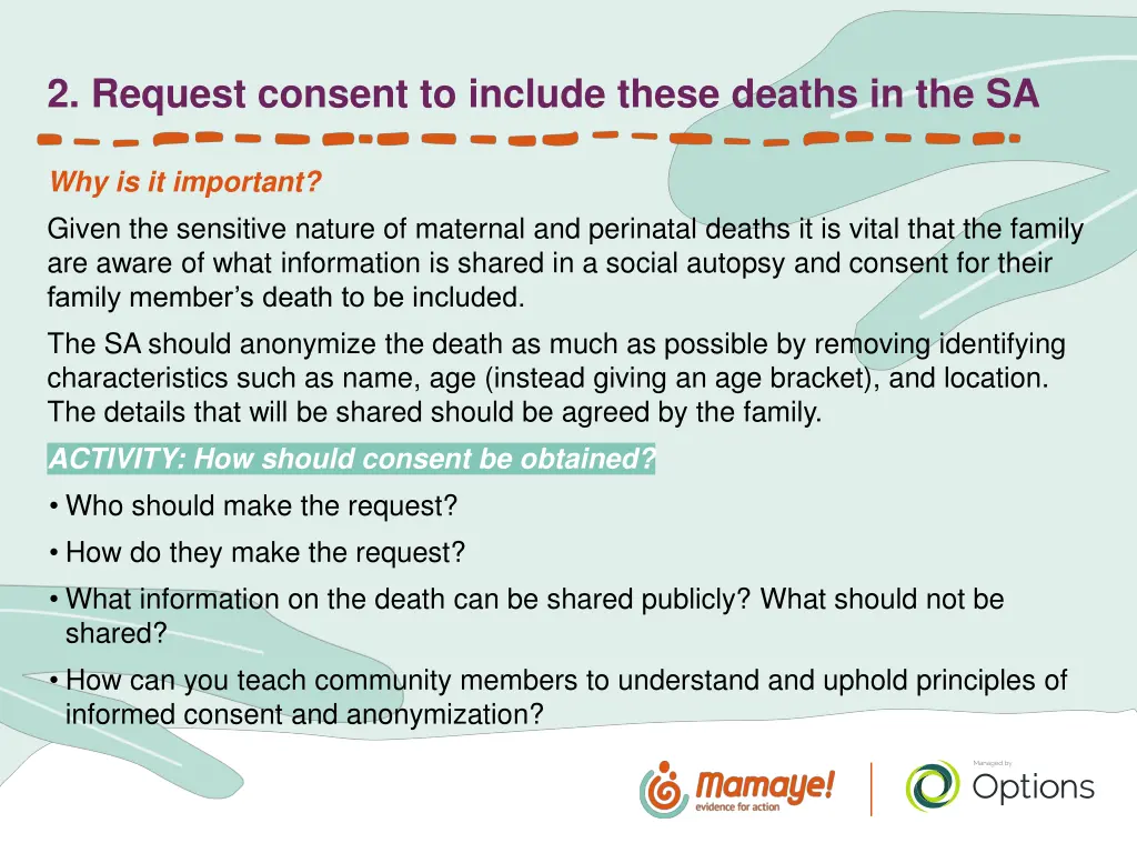 2 request consent to include these deaths