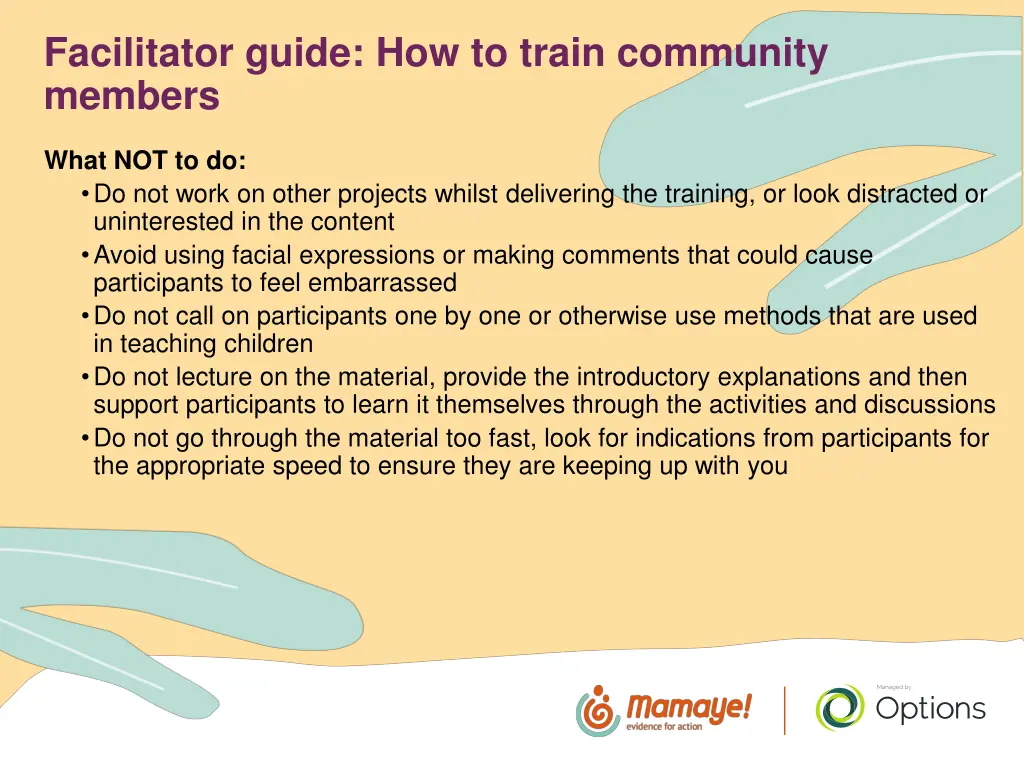 facilitator guide how to train community members 2