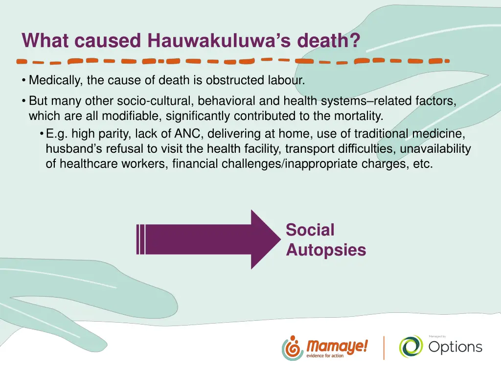 what caused hauwakuluwa s death