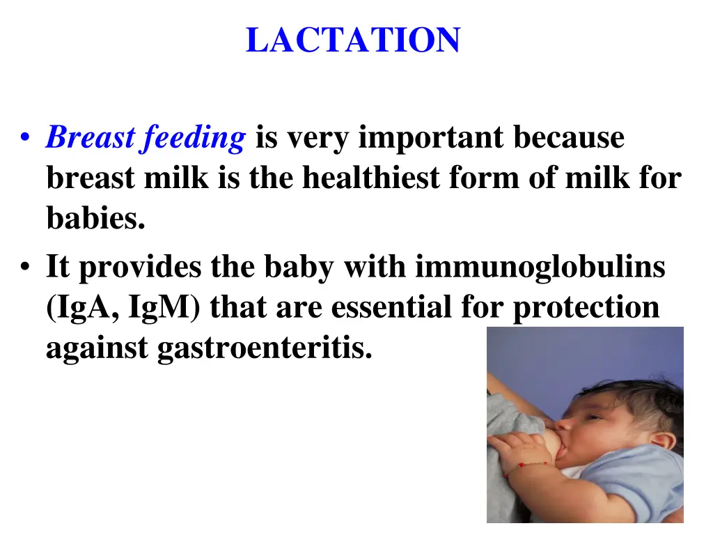 lactation