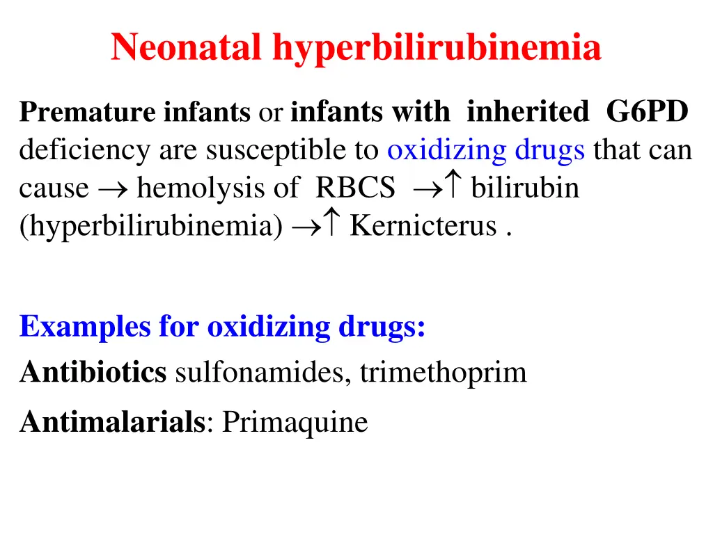 neonatal hyperbilirubinemia