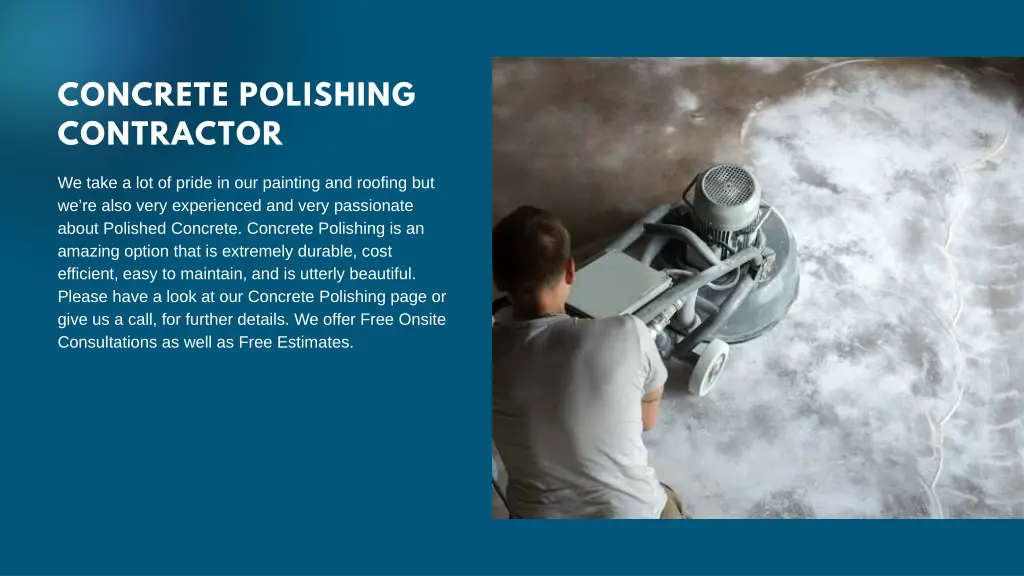 concrete polishing contractor