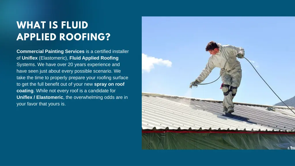 what is fluid applied roofing