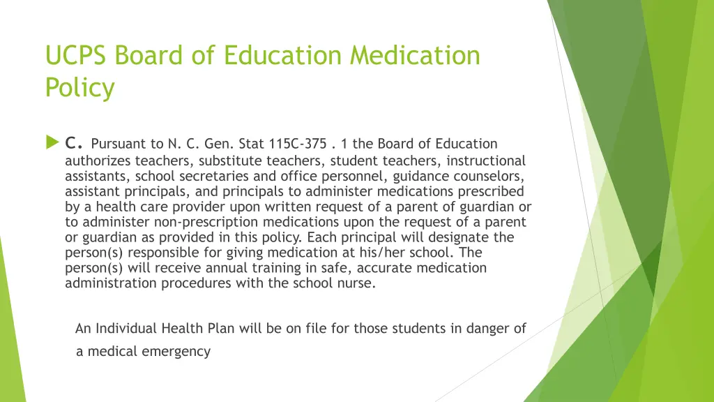 ucps board of education medication policy 1