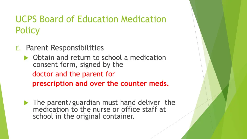 ucps board of education medication policy 3