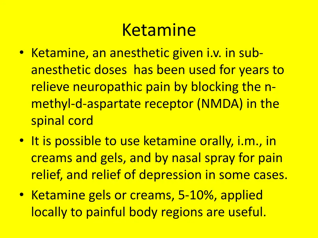 ketamine