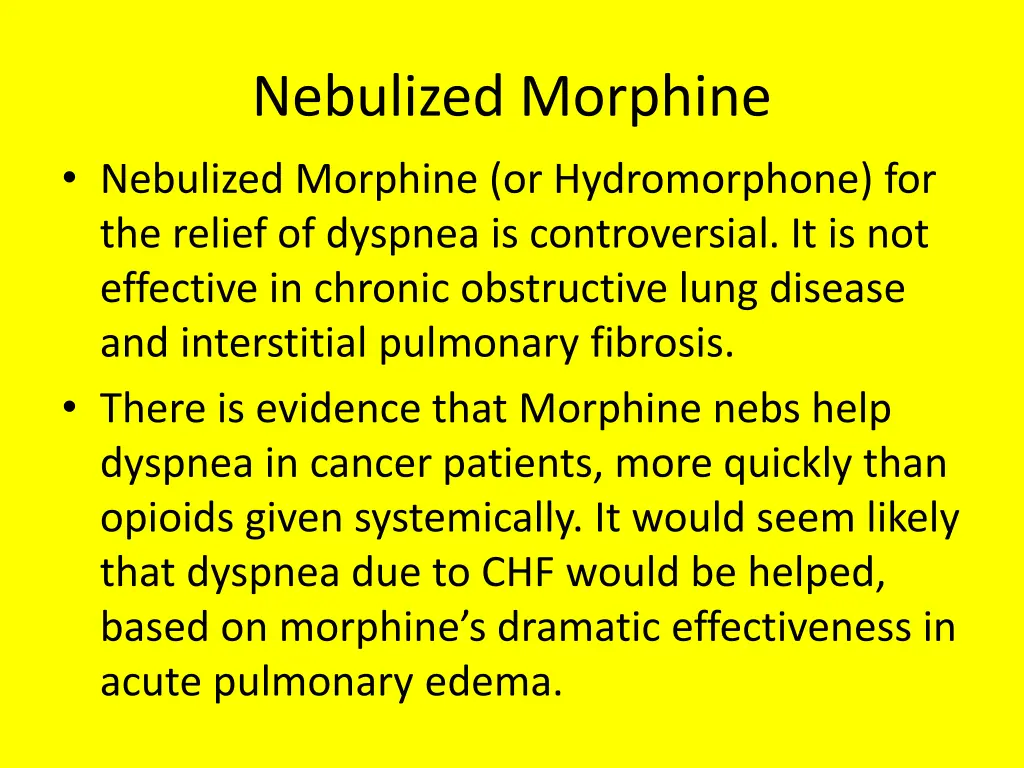 nebulized morphine nebulized morphine