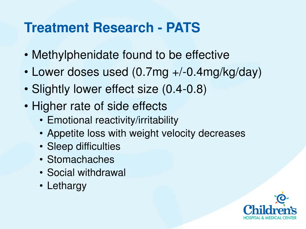 treatment research pats 1