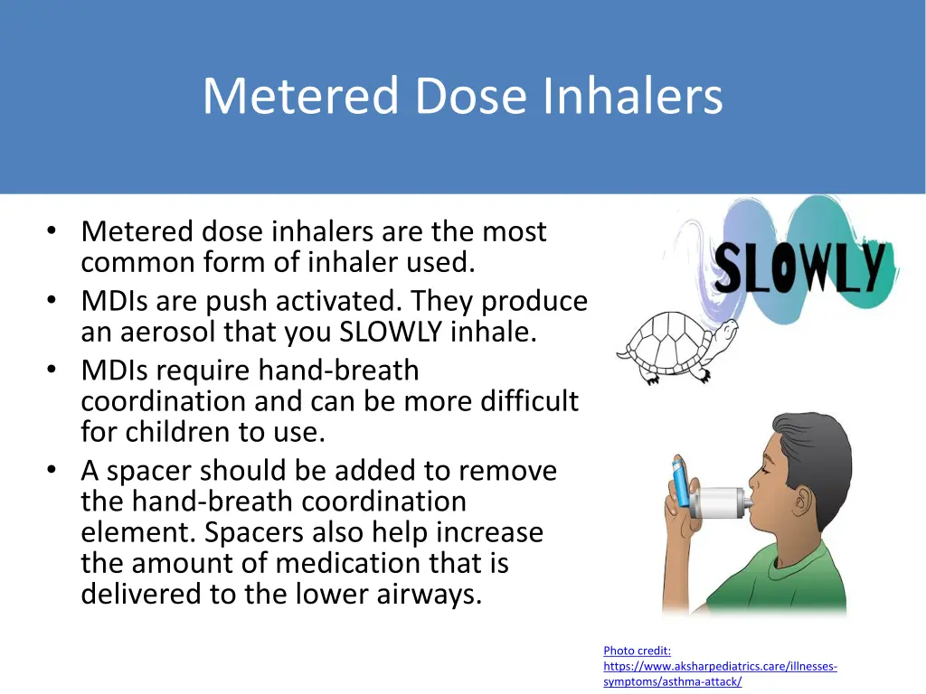 metered dose inhalers