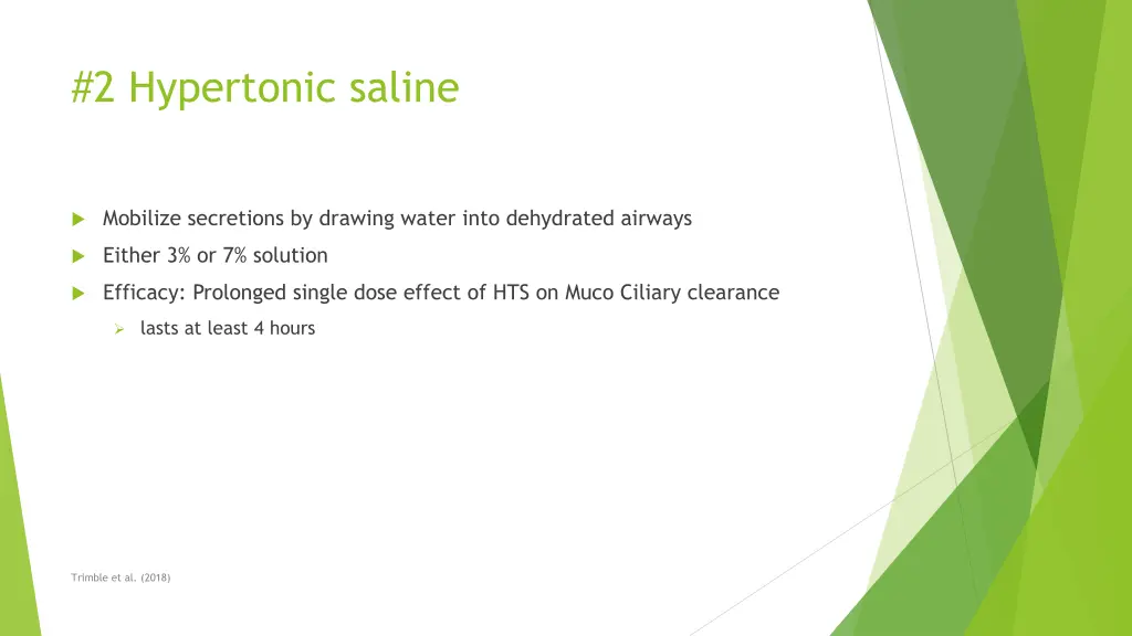 2 hypertonic saline