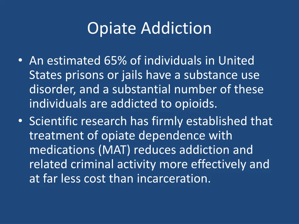 opiate addiction