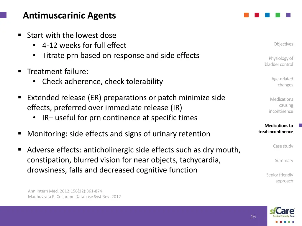 antimuscarinic agents