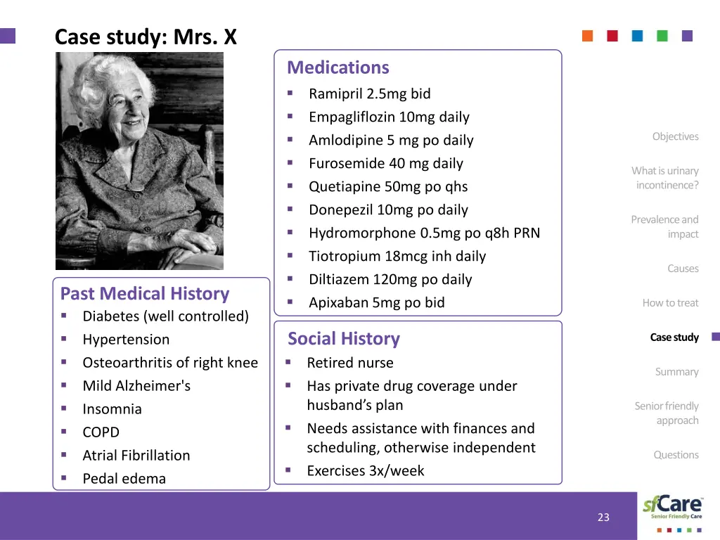 case study mrs x 1