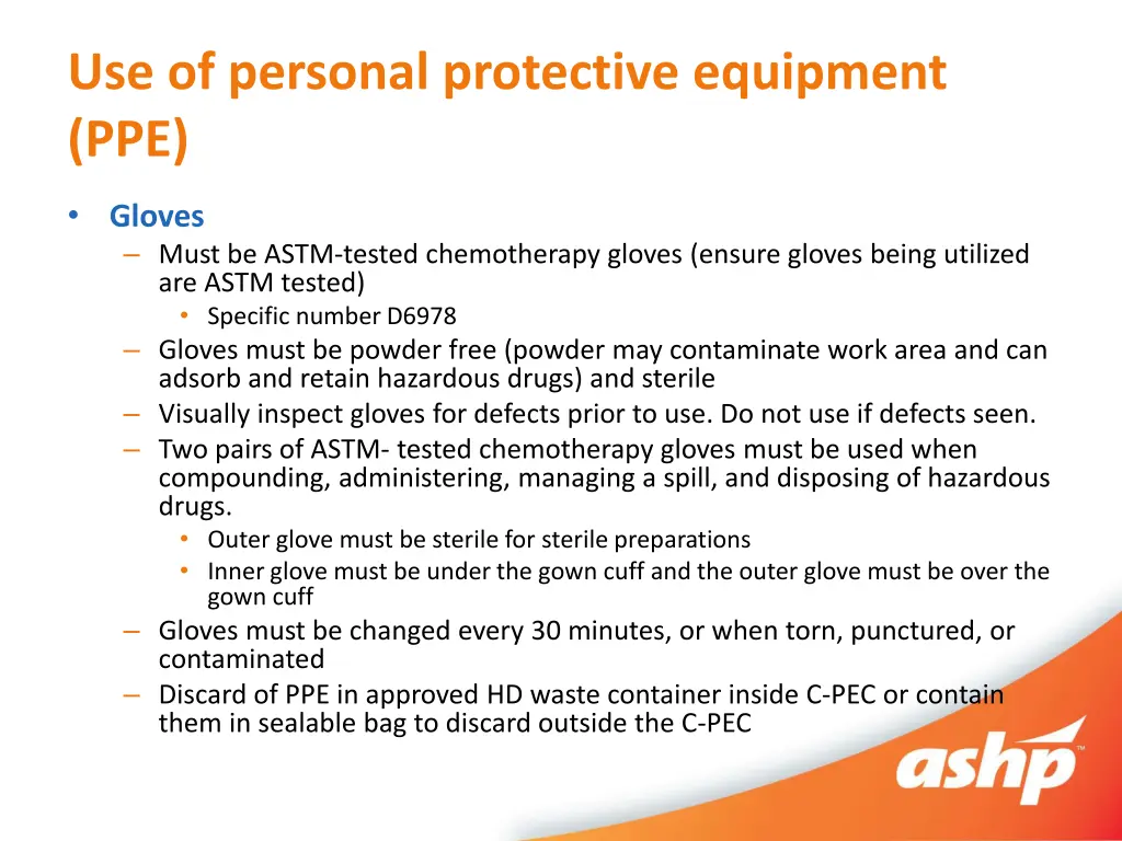 use of personal protective equipment ppe 1