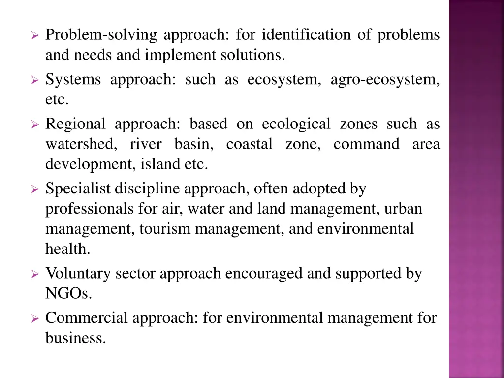 problem solving approach for identification