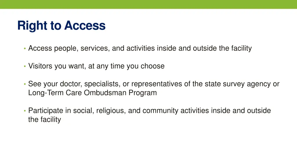 right to access