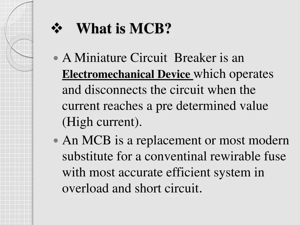 what is mcb