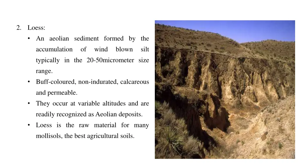 2 loess an aeolian sediment formed