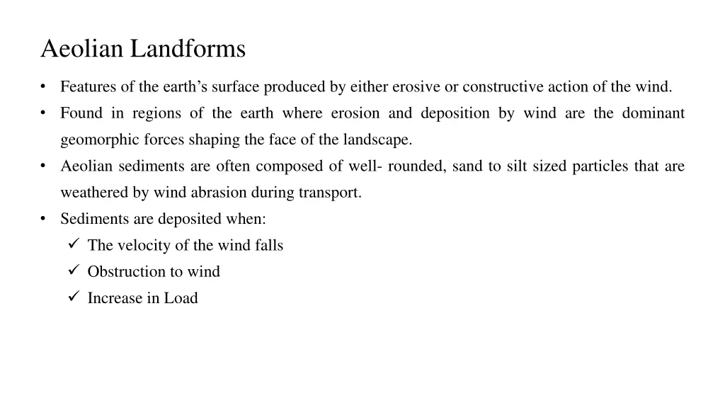 aeolian landforms 1