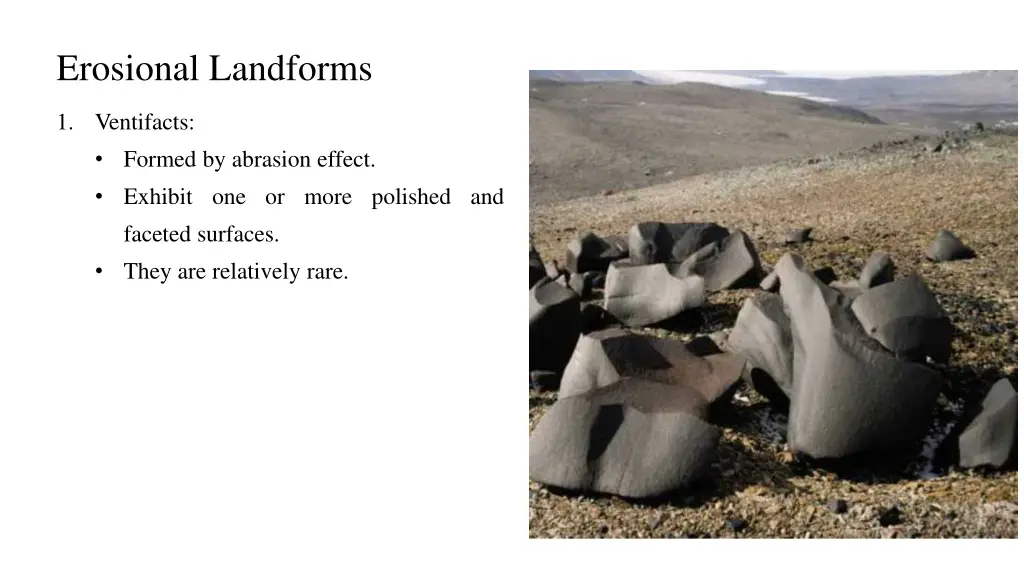 erosional landforms